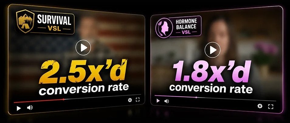 Sales AI — documented 2.5x VSL conversion increase using AI spokesperson system